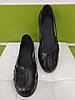 STTOPA Розміри 36-45. Балетки великих розмірів на широку стогу літні шкіряні. 157-3645 Чорні, фото 10