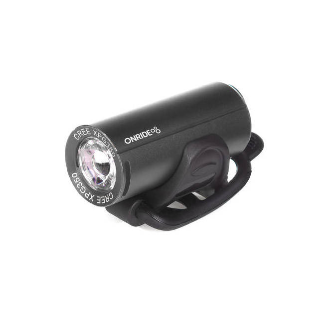 Передній ліхтар ONRIDE Cub USB 200 Lm Чорний, фото 2