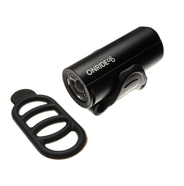 Передній ліхтар ONRIDE Cub USB 200 Lm Чорний, фото 3
