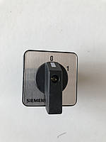 Перемикач Siemens 3LF0122-4AB00 230V 2.2kW 20A 2Pos 0-1