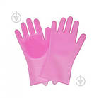 [ОПТ] Рукавички силіконові зі щіткою для прибирання та миття посуду багатофункціональні Magic Silicone Gloves, фото 5