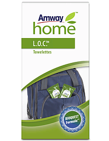 AMWAY L. O. C. Очищаючі серветки 4 уп. х24 шт.