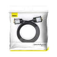 Кабель VGA BASEUS 1080P 60Гц VGA Male на VGA Male Enjoyment Series Bidirectional Adapter Cable 3м (чорний), фото 10