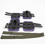 Гравітаційні черевики (інверсійні гаки для турніка) тренажер для спини та преса OSPORT Lite Plus (OF-0011), фото 2