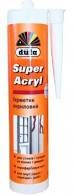 Герметик акриловий Дюфа Super Acryl 280мл білий