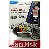 Флешка 32Gb SanDisk Cruizer Ultra Flair USB 3.0 Black