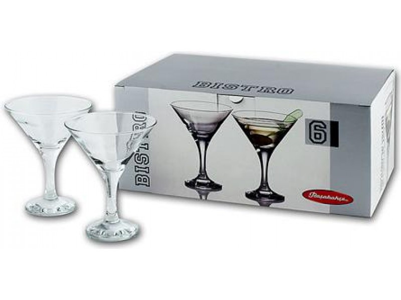 Келих для мартіні PASABAHCE Bistro 190 мл набір 6 шт 44410, фото 1