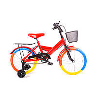 Дитячий двоколісний велосипед із додатковими колесами Toby Bike Plus 16