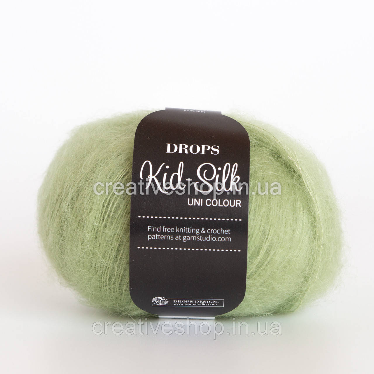 Пряжа Drops Kid Silk (колір 18 apple green)