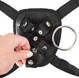 Жіночий страпон з прозорим дилдо, фото 7