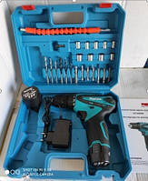 Шуруповерт аккумуляторный MAKITA DF330DWE (12V/2 А/час)  С гибким валом и набором насадок