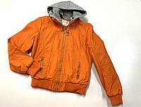 Шкіряна курточка зі з'ємним капюшоном 5-16 років 110-158