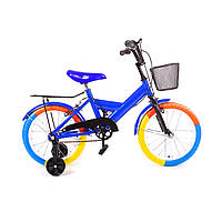 Дитячий двоколісний велосипед із додатковими колесами Toby Bike Plus 16