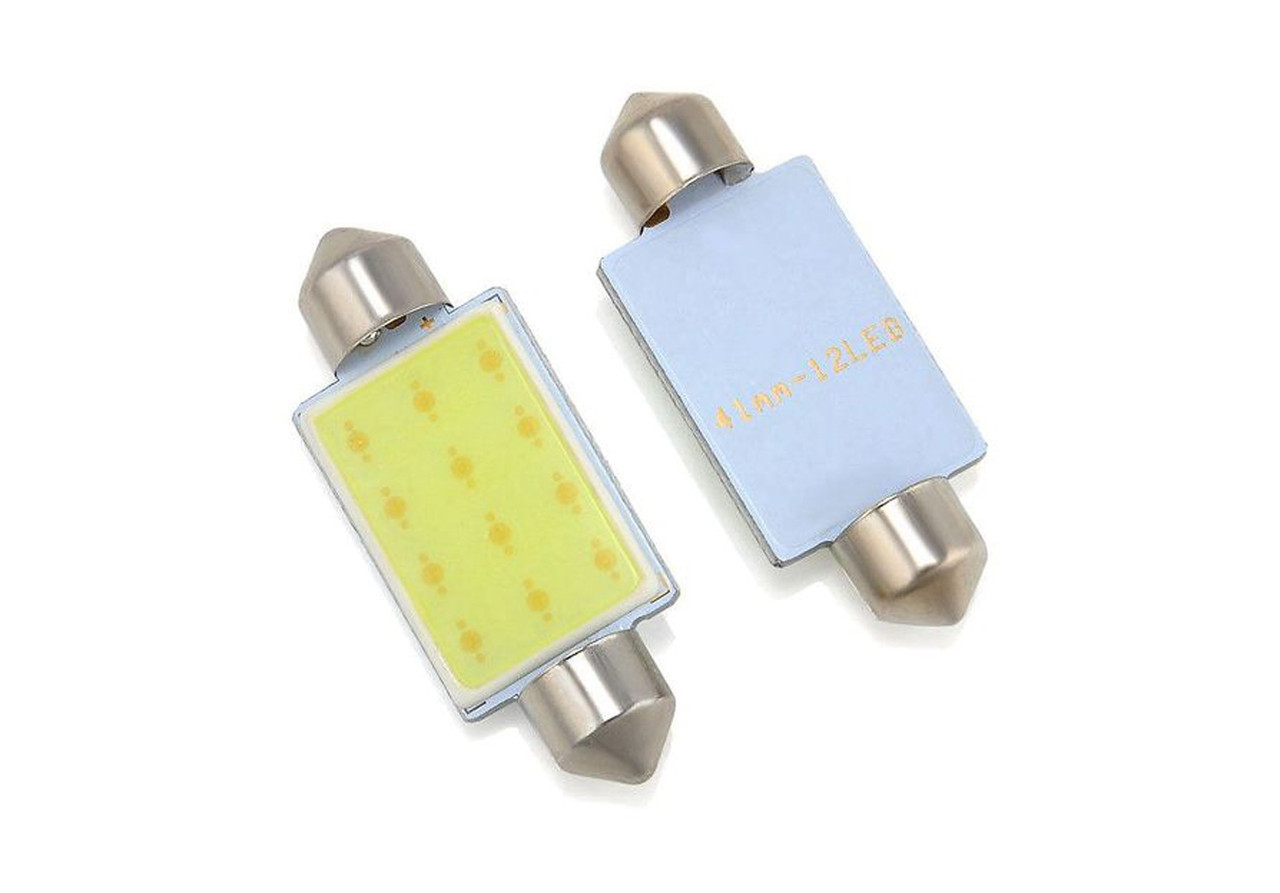 Світлодіодна автомобільна лампа T11 x 41mm SV8,5 COB (12chip) 24V WHITE