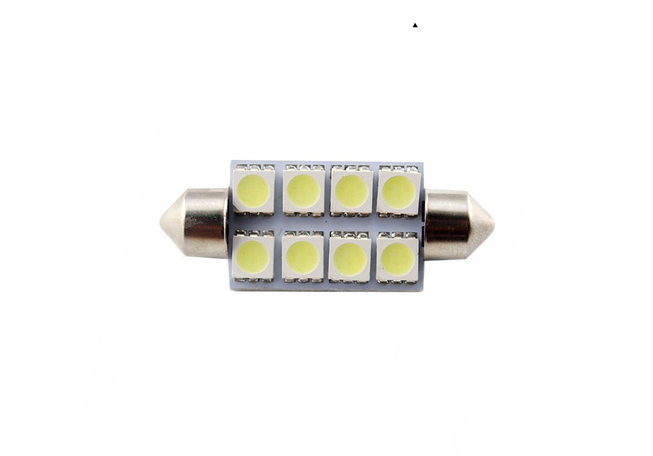 Світлодіодна автомобільна лампа T11 x 41 mm SV8,5 8 SMD (5050) 12 V WHITE