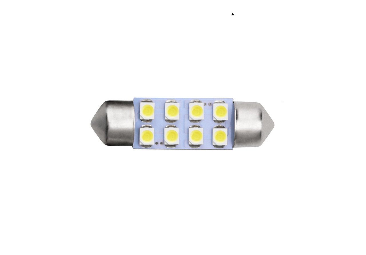 Світлодіодна автомобільна лампа T11 x 36mm SV8,5 8 SMD (2835) 24V WHITE