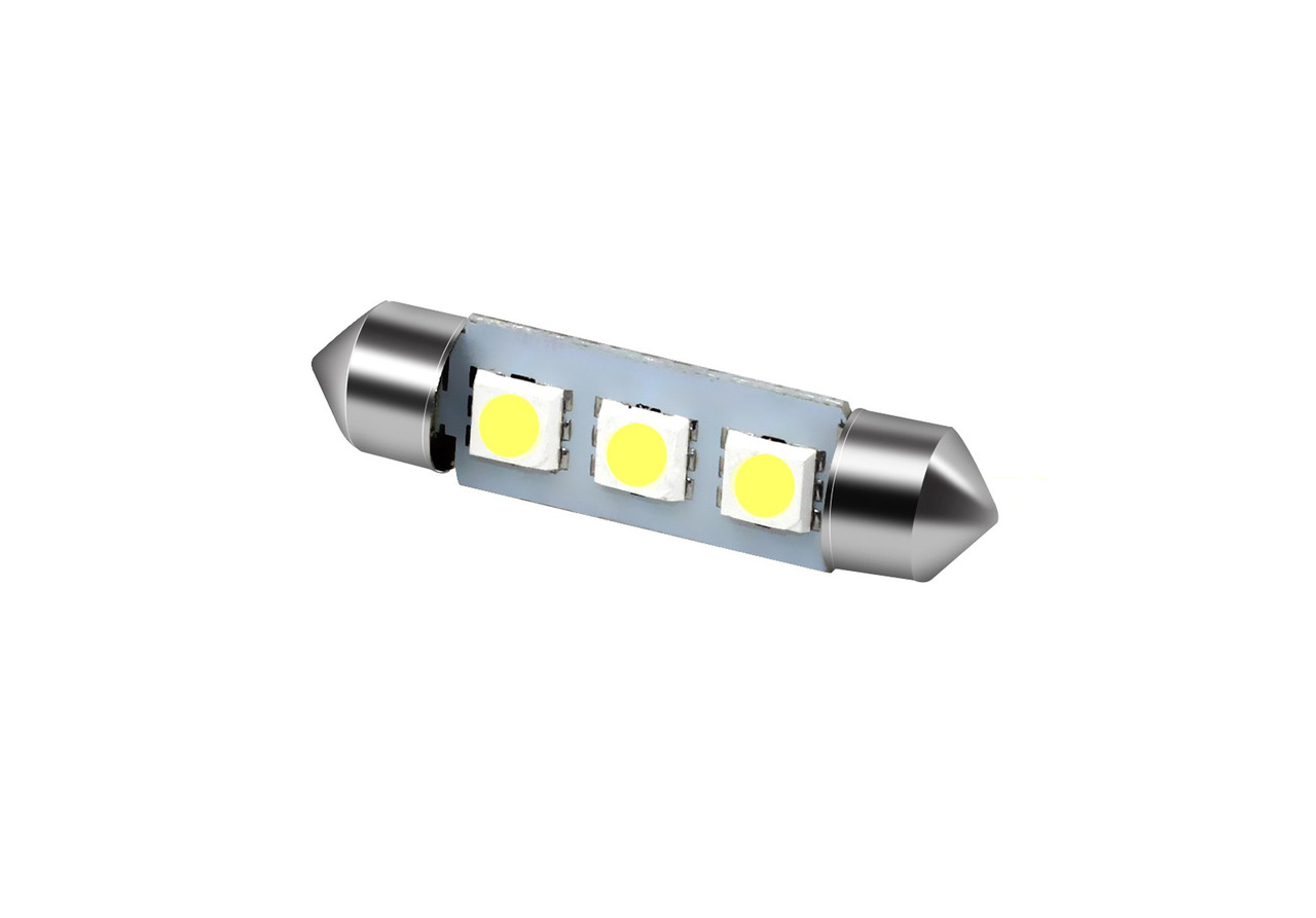 Світлодіодна автомобільна лампа T11 x 36mm SV8,5 3 SMD (5050) 12V WHITE