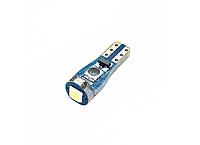 Светодиодная автомобильная лампа T5 W2x4,6d 1 SMD (3030) 12-24V WHITE печатная плата "микрушка"