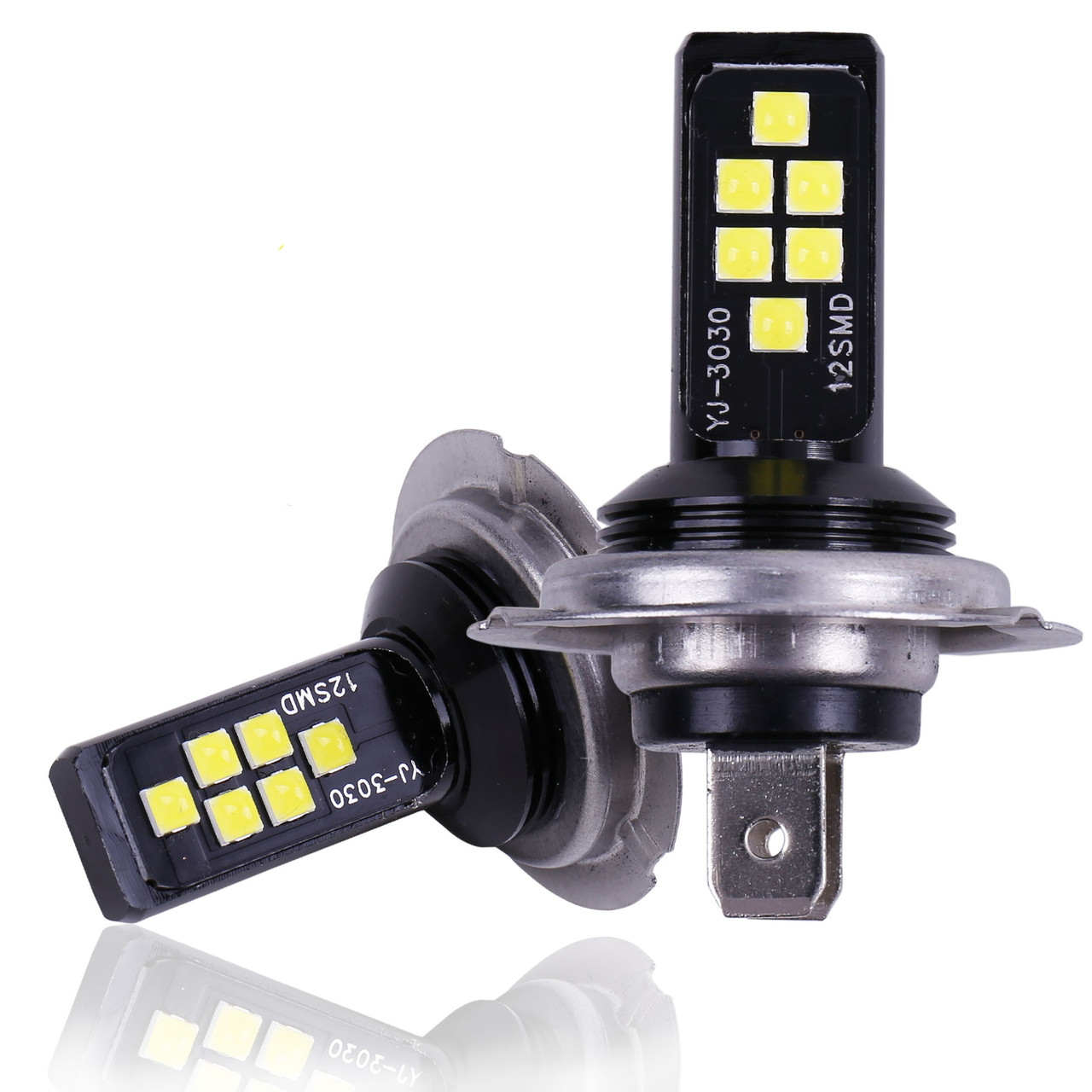 LED лампа головного світла Н7  12 SMD (3030) 12-24V WHITE (1 шт)