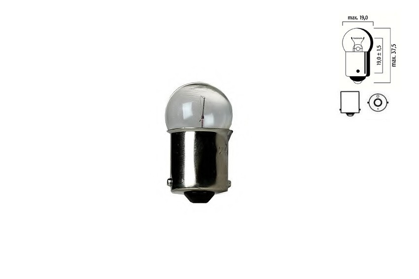 Автомобільна лампа 12V 10W BA15s