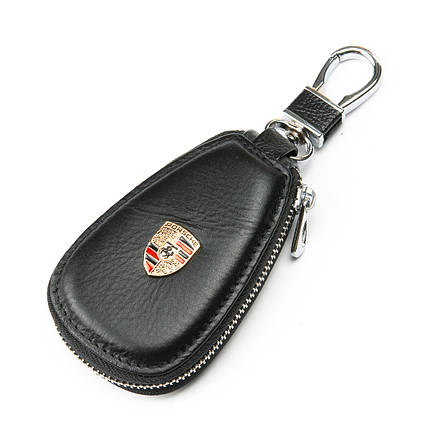 Ключниця для автомобільних ключів чорна шкіряна Dr.Bond F633, фото 1