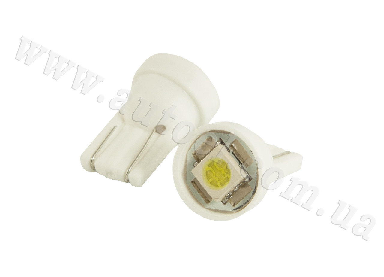 Світлодіодна автомобільна ламп T10 W2,1x9,5d 1 SMD (5050) 12V, фото 1