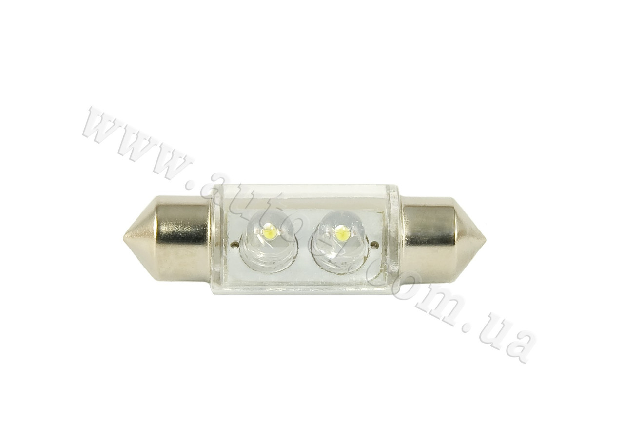 Світлодіодна автомобільна лампа T11 x 36 mm SV8,5 2 LED 12V