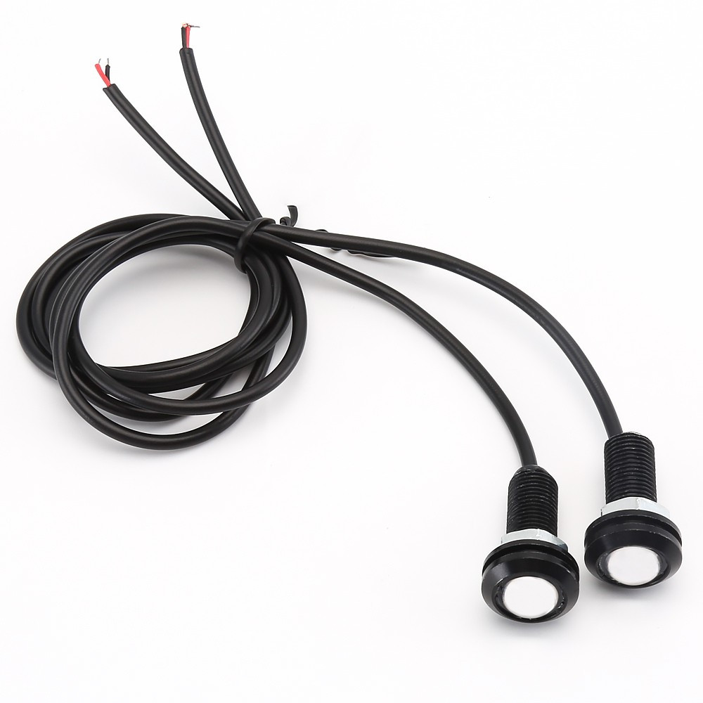 Денні ходові вогні DRL-1HP-1W 18MM BLACK, фото 1