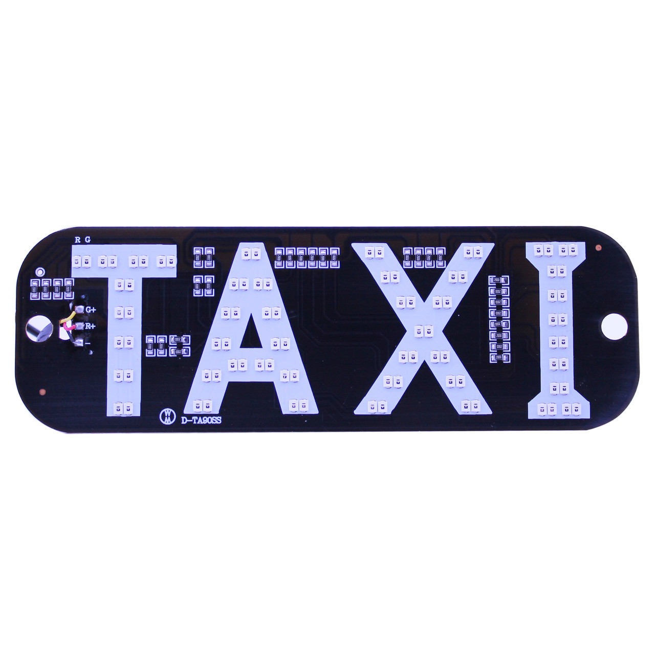 Табличка світлодіодна TAXI червона/зелена на присосках, фото 1