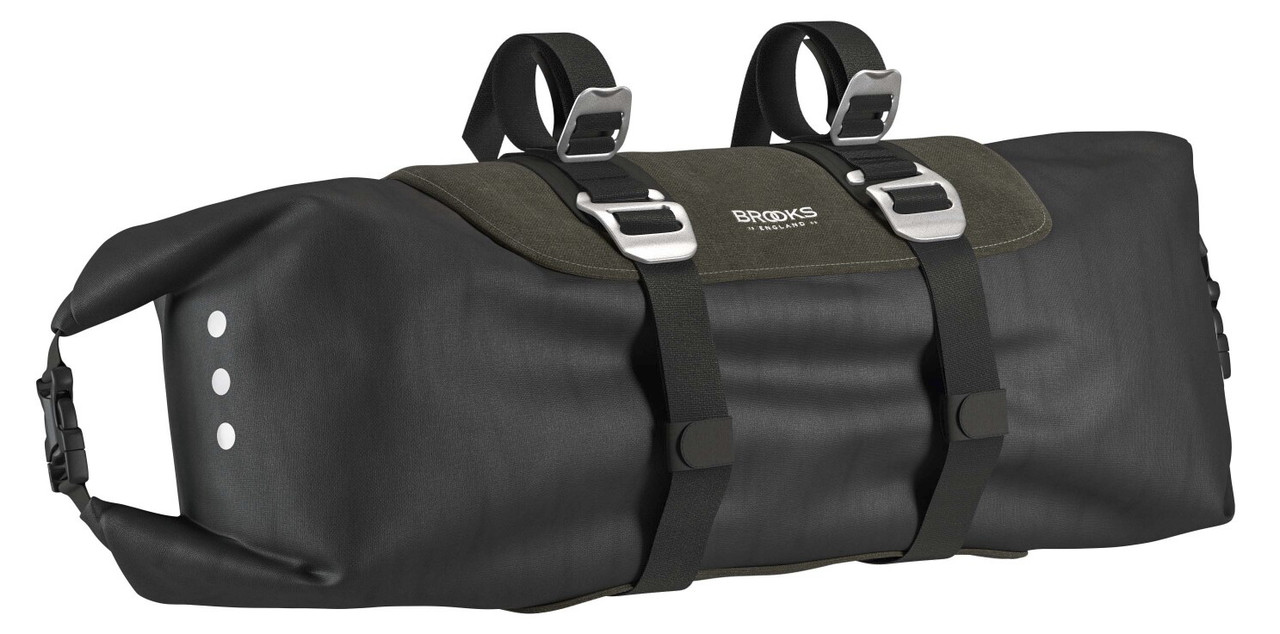 Сумка на кермо Brooks Scape Handlebar roll Mud Green, фото 1