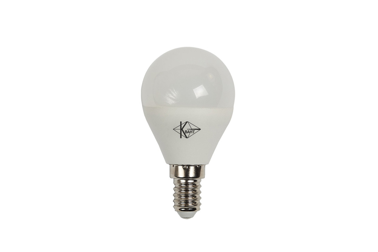 Світлодіодна лампа Квант LED 220 V 3 W E14 G45 нейтральний білий, фото 1