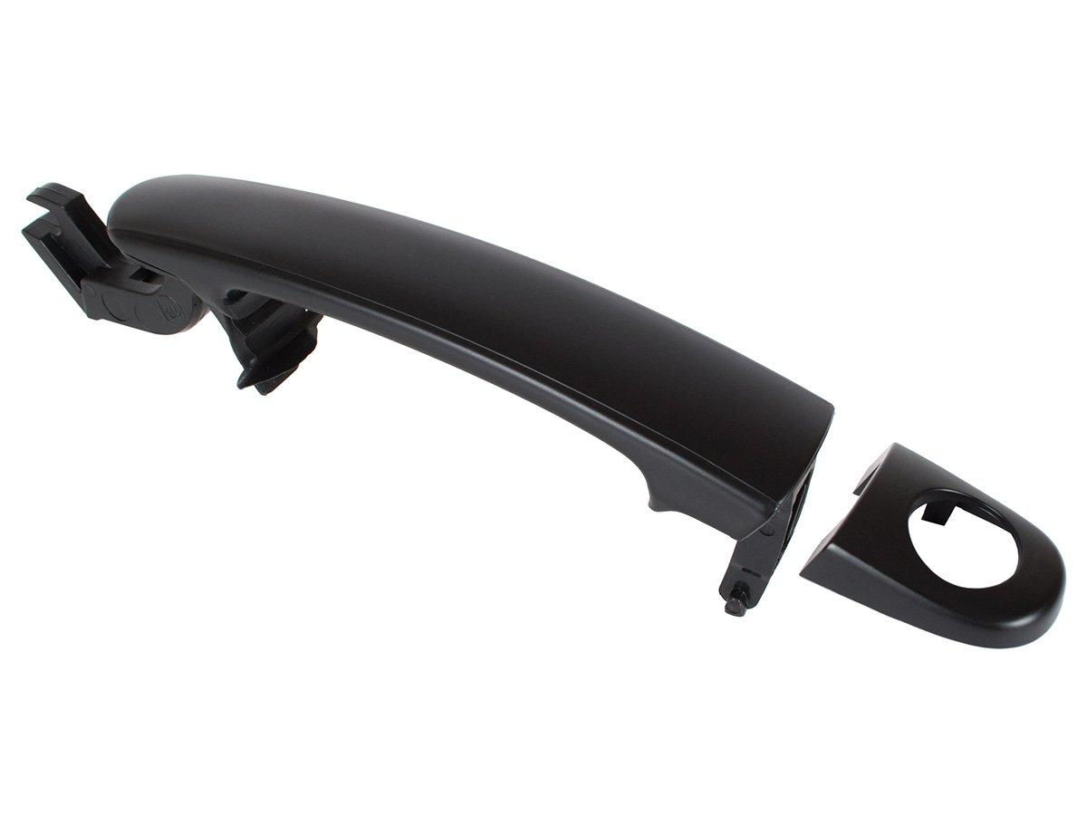 Seat Leon II 05-12 зовнішня ручка чорна з отвором передня ліва