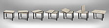 Кухонний стіл трансформер Скай Мікс меблі, колір клондайк\ венге, фото 2