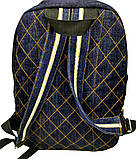 Джинсовий рюкзак Коти зелено-очіки, фото 7