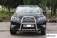 Защита переднего бампера - Кенгурятник Toyota Highlander (10-13)