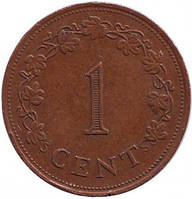 Монета 1 цент. 1975,72,82,77 рік. Мальта..(АТ)
