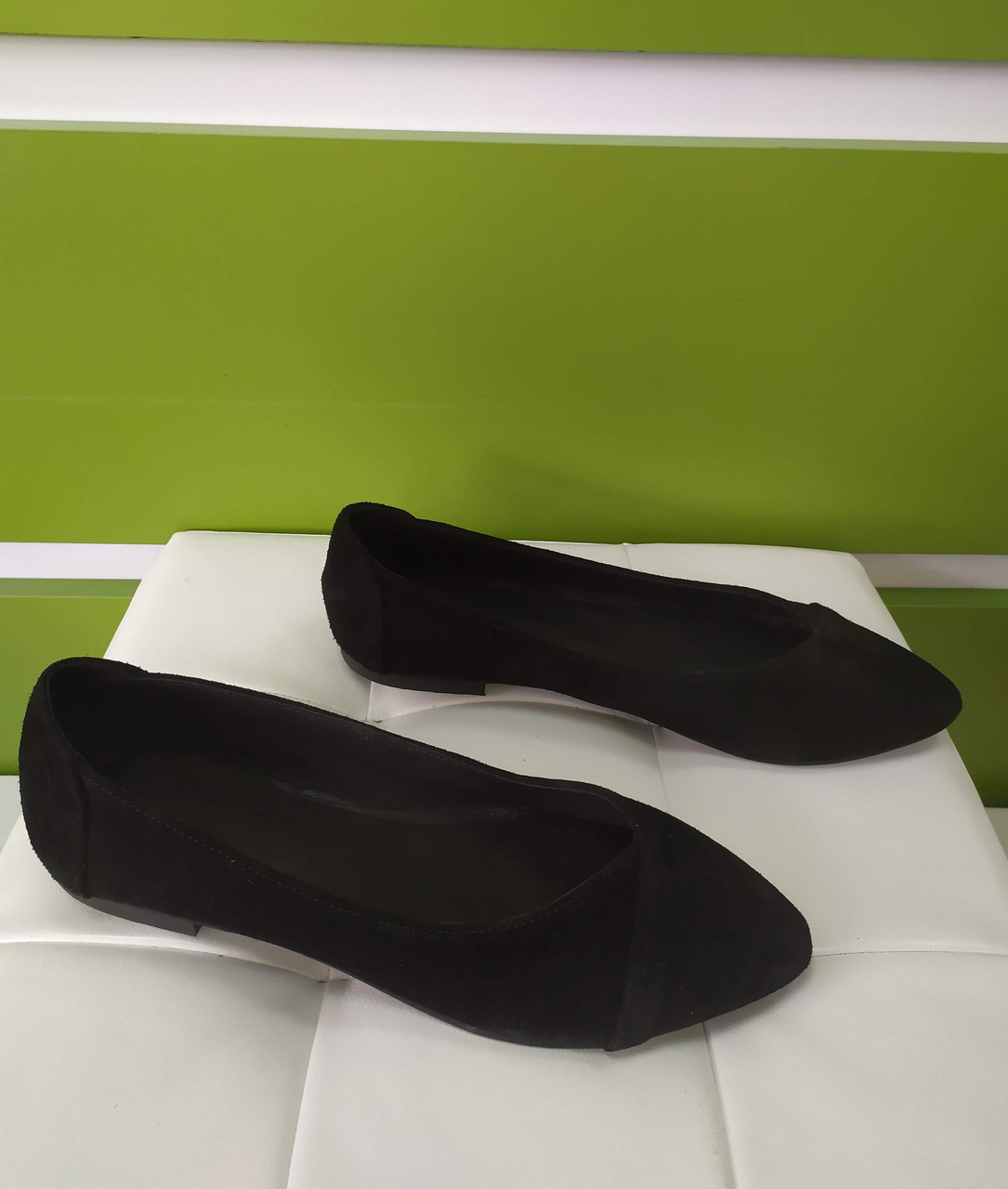 STTOPA Розміри 41-44. Балетки великих розмірів з натуральної шкіри. 166-4144 Чорні, фото 3