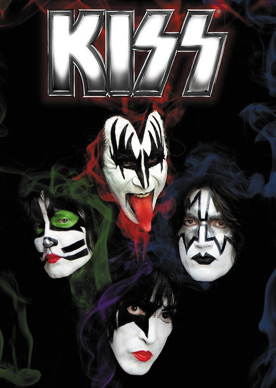 Плакат KISS 3 band