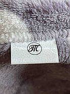 Плед з флісу з рукавами Коти на білому, фото 6