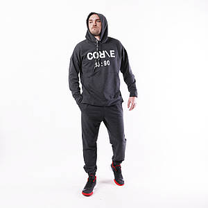 Чоловічий спортивний костюм 2-нитка "Худі" 44-48р мокрий асфальт