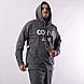 Чоловічий спортивний костюм 2-нитка "Худі" 44-48р мокрий асфальт, фото 3