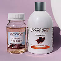 Набір для кератинового випрямлення волосся Cocochoco Original кератин 250 мл (заводська) + шампунь 100 мл (розлив)