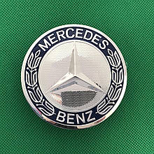Колпачки заглушки на диски Mercedes-Benz/Мерседес темно-синие  75/70/15мм. A1714000025