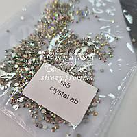 Стразы для ногтей ss5 crystal AB 1440шт. (1,7-1,8мм)