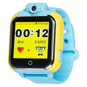 Дитячі розумні Смарт-годинники Baby Smart Watch з GPS-трекером TD-07 (Q20) Blue