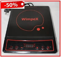 Индукционная электроплита Wimpex 2000 Вт, плита инфракрасная настольная электрическая