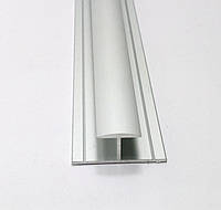 Алюминиевый Н образынй профиль ПС 10 длина 2,7 м Серебро (анод) полированное
