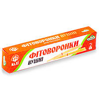 Вушні фітоворонки "Сhudesnik" малі, засіб від видалення пробок вух, фітосвічки воронки від болю (фитоворонки)