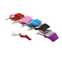 Затискач для волосся 5шт, пластик (кородил)