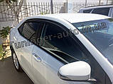 Вітровики, дефлектори вікон Toyota Corolla 2013- (Autoclover), фото 7